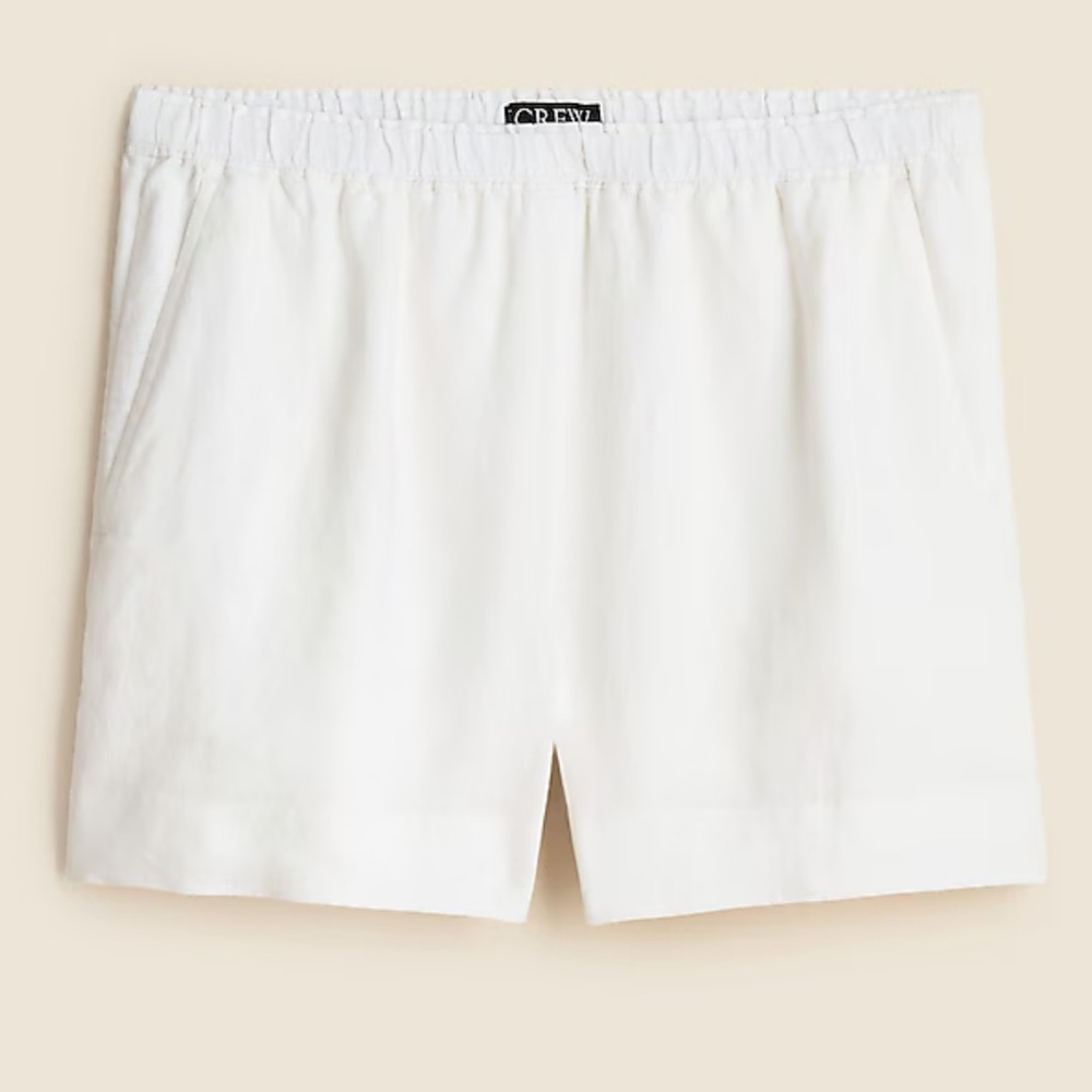 J Crew 3" Stratus short in linen - Picture 4 of 7